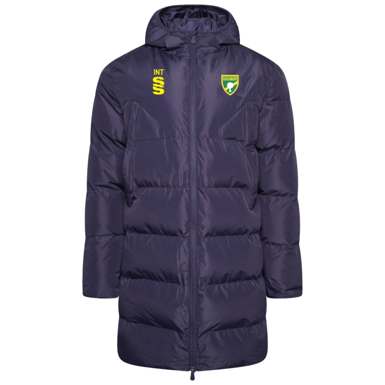 Active Long Padded Jacket - Navy